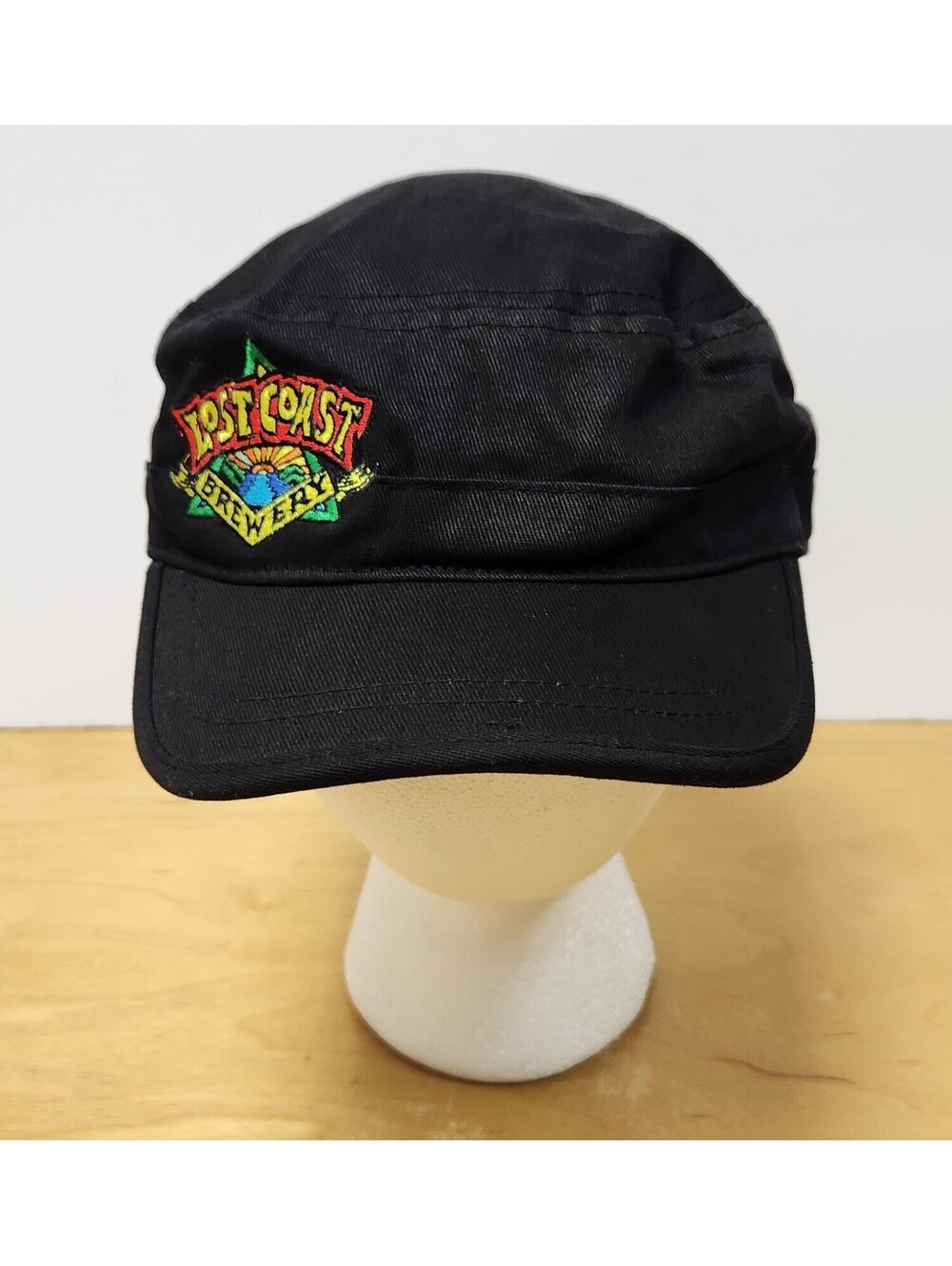 Lost Coast Brewery Castro Cadet Hat Style 7510 Black Brewery Branding Co Cap